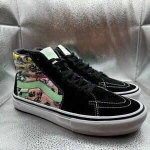 Size 9.5 Vans SK8-HI Shroom Doom Skeleton High Top Mens Multicolor Skate Sneaker